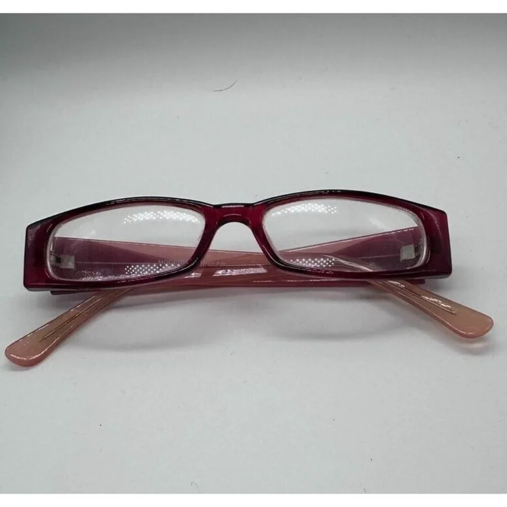 Modern Popular‎ Womens Eyeglasses Frame for Prescription Lenses Burgundy Pink